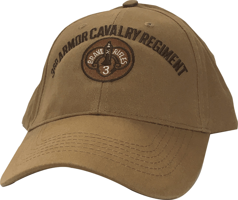3rd Armored Cavalry Regiment Coyote Brown Low Profile Cap Officially Licensed