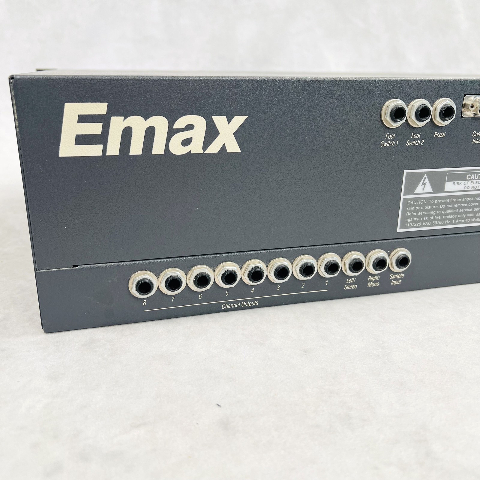 E-mu EMax Model 1020 Rack Mount Digital Sampler 1988
