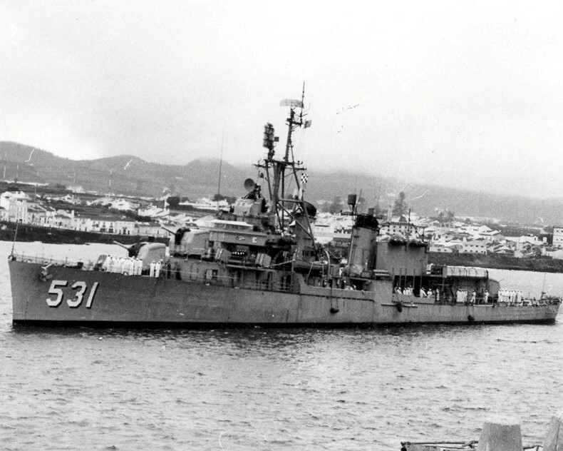 USS HAZELWOOD 8X10 PHOTO DD-531 NAVY US USA MILITARY FLETCHER CL DESTROYER SHIP