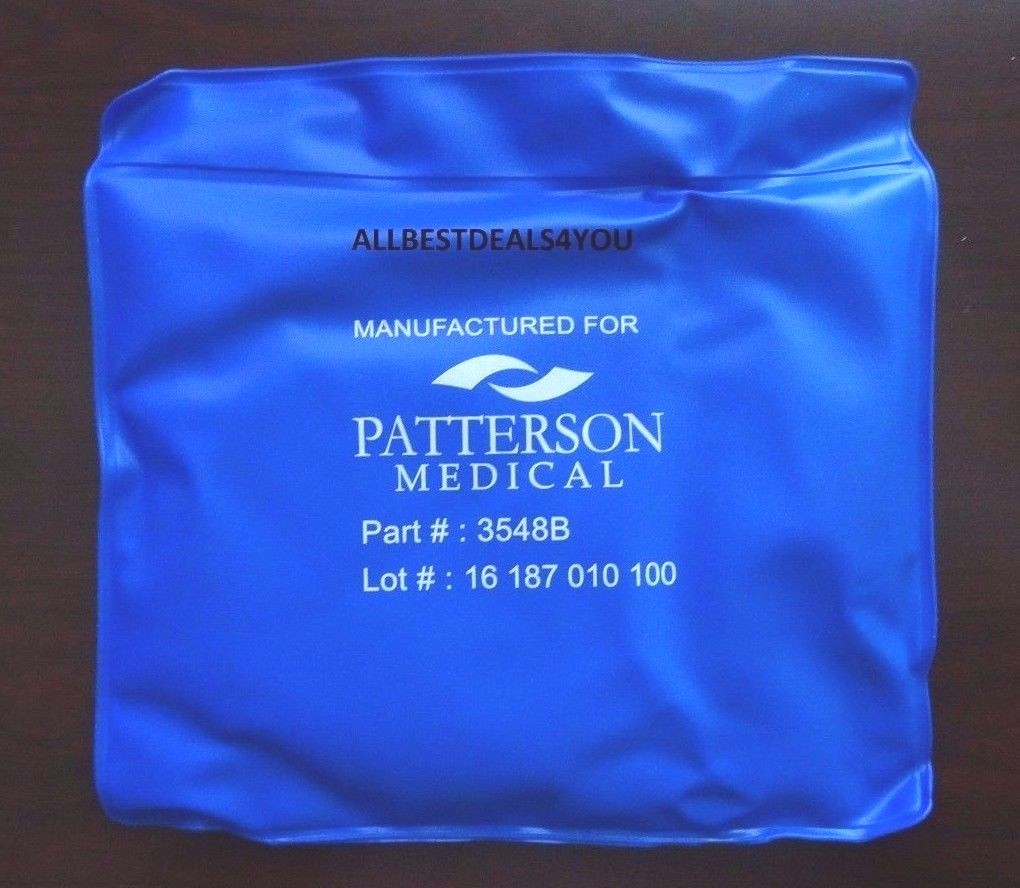 Patterson Medical Reusable Cold Pack  ~ Quarter Size 5.5" x 6.5" ~ Blue ~ 3548B