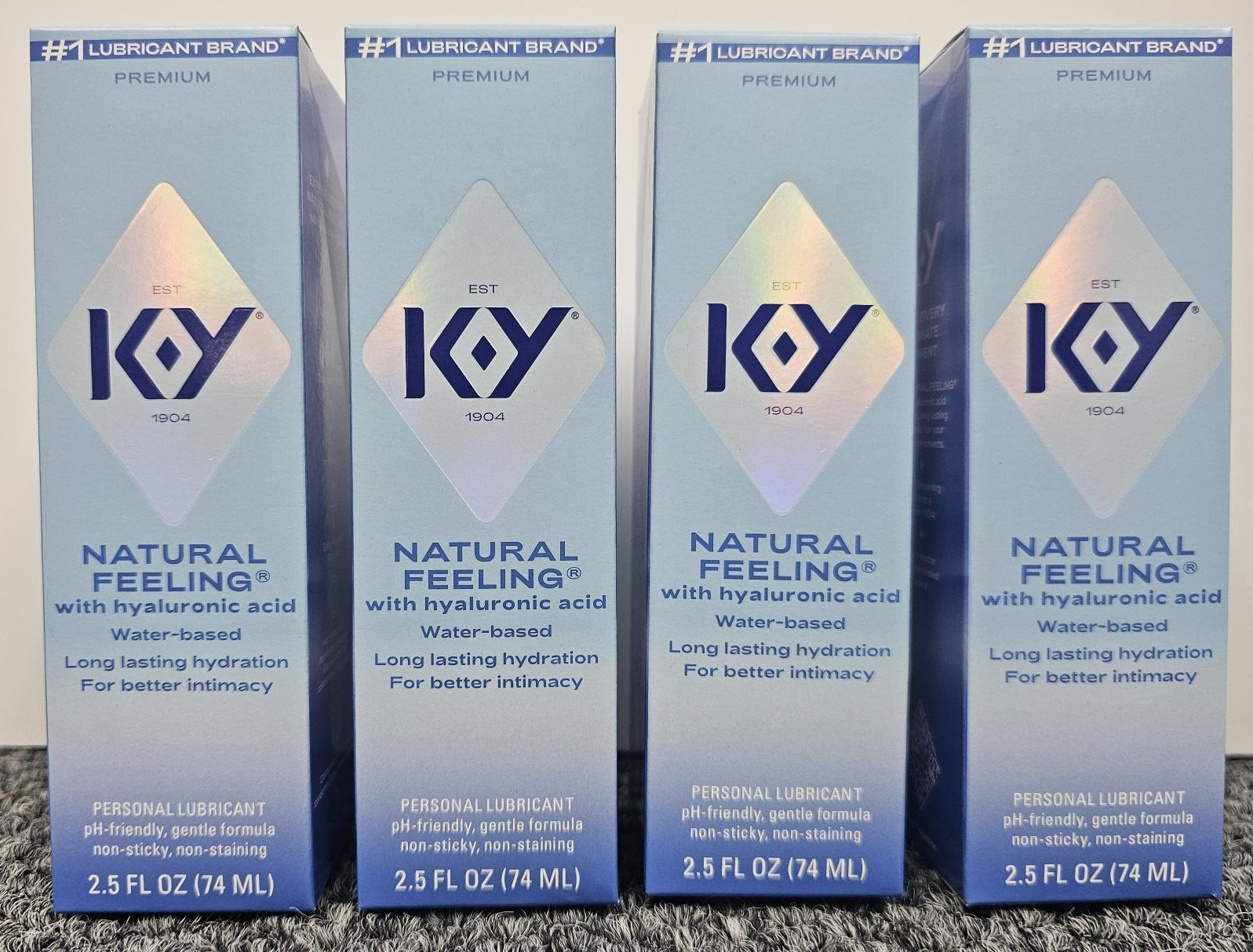4X K-Y Hydrate Natural Feeling Water Based Lubricant  2.5 oz/ea  08/30/2026 exp