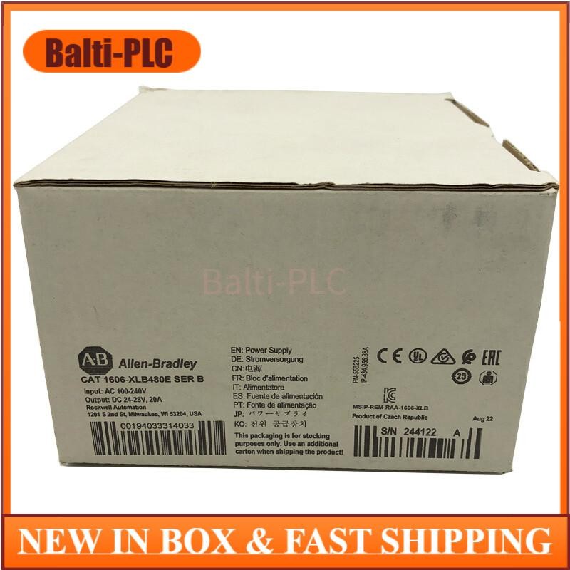 1606-XLB480E New AB Factory Sealed XLB Power Supply 480W 24VDC 20A
