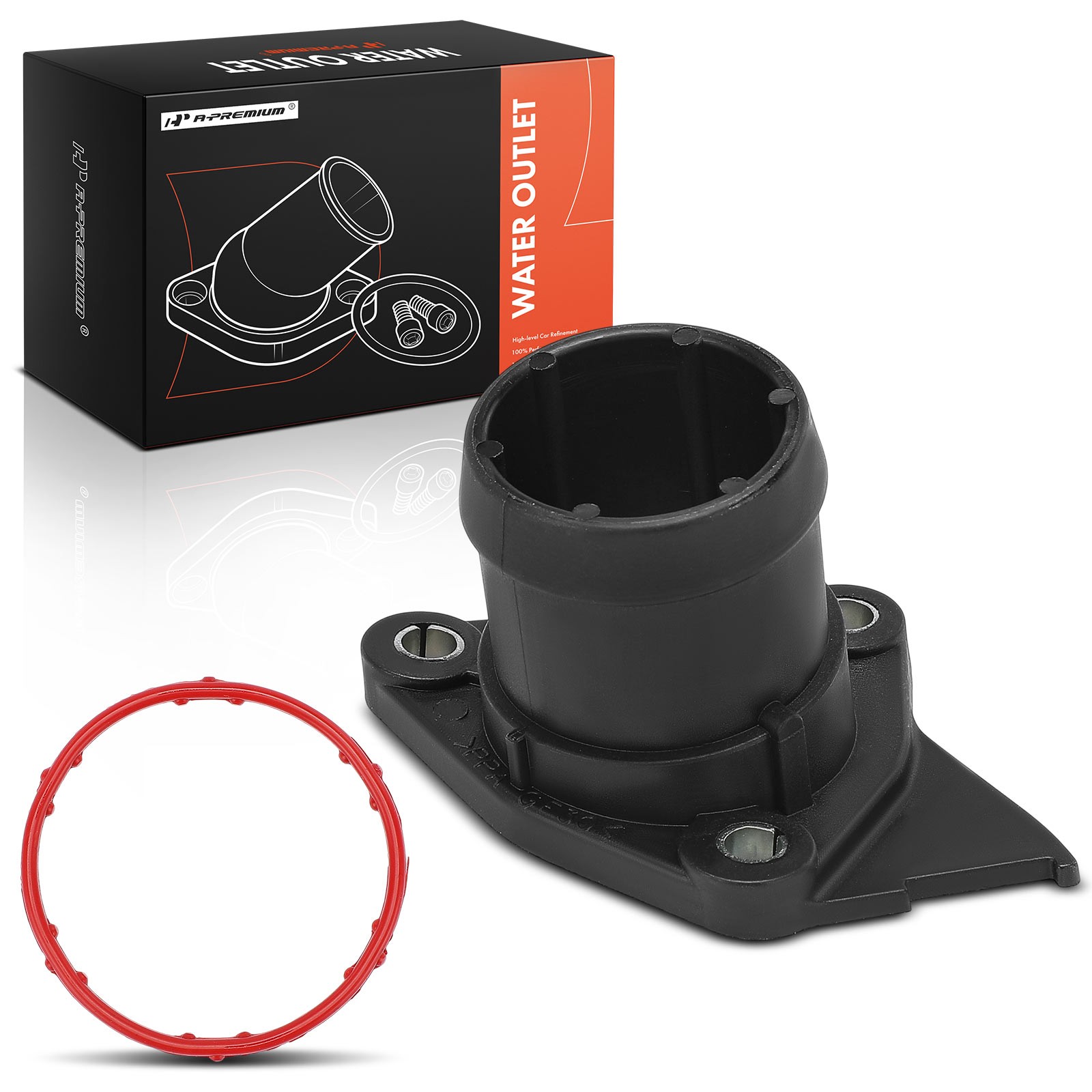A-Premium Engine Coolant Outlet Flange for Audi A8 Quattro S6 S7 S8 RS7 V8 4.0L