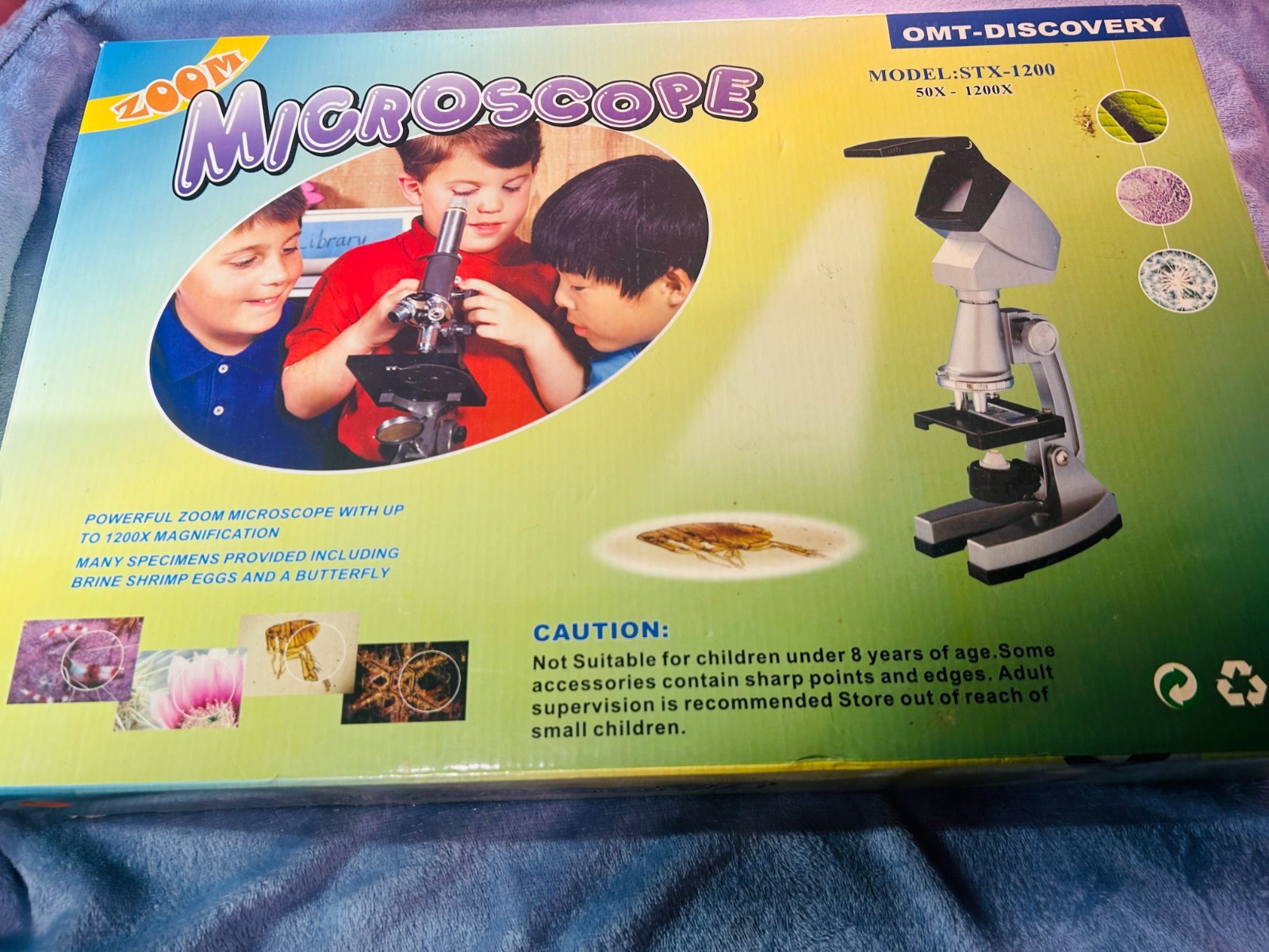 VINTAGE- OMT- Discovery ZOOM MICROSCOPE- MODEL: STX-1200, 50X-1200X