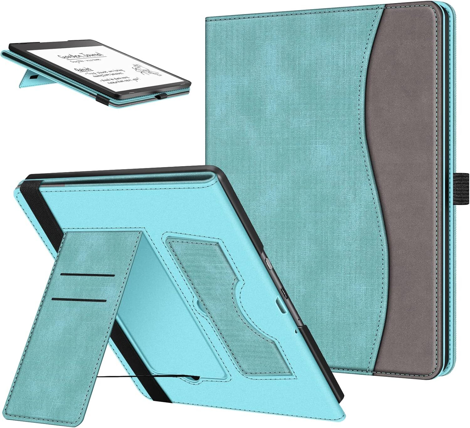 Stand Case for 10.2 Inch Kindle Scribe (2024/2022 Release) Foldable Stand Cover