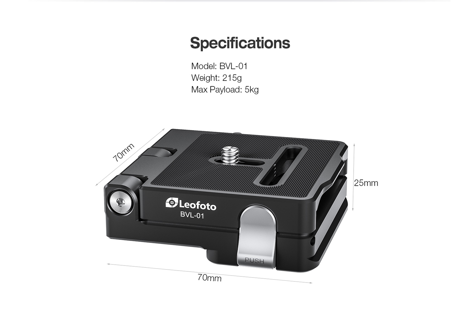 Leofoto BVL-01 Foldable Conversion L plate USA Warranty