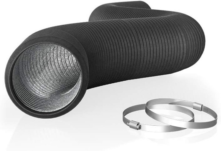 Flexible 8-Foot Aluminum Ducting – Leak-Proof 4-Inch Ventilation Solution