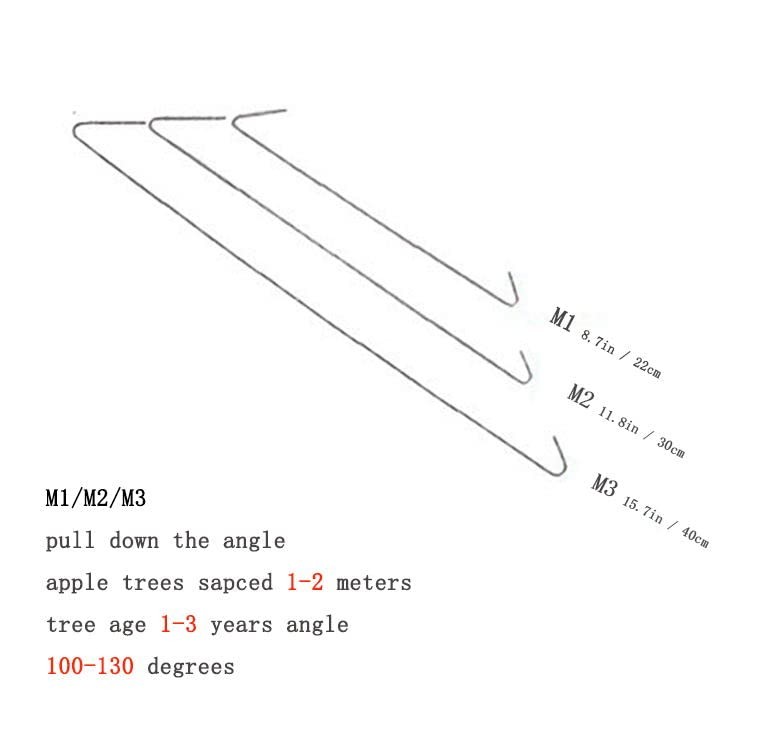 Fruit Tree Branch Spreader 50pcs,16 inch Fruit Tree Limb Spreader Branch Spre...