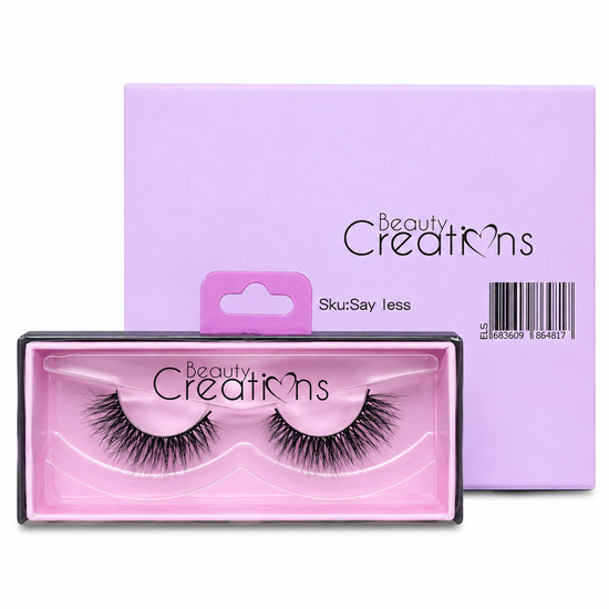 3D Silk Lashes Beauty Creations Say Less Faux Mink Eyelashes
