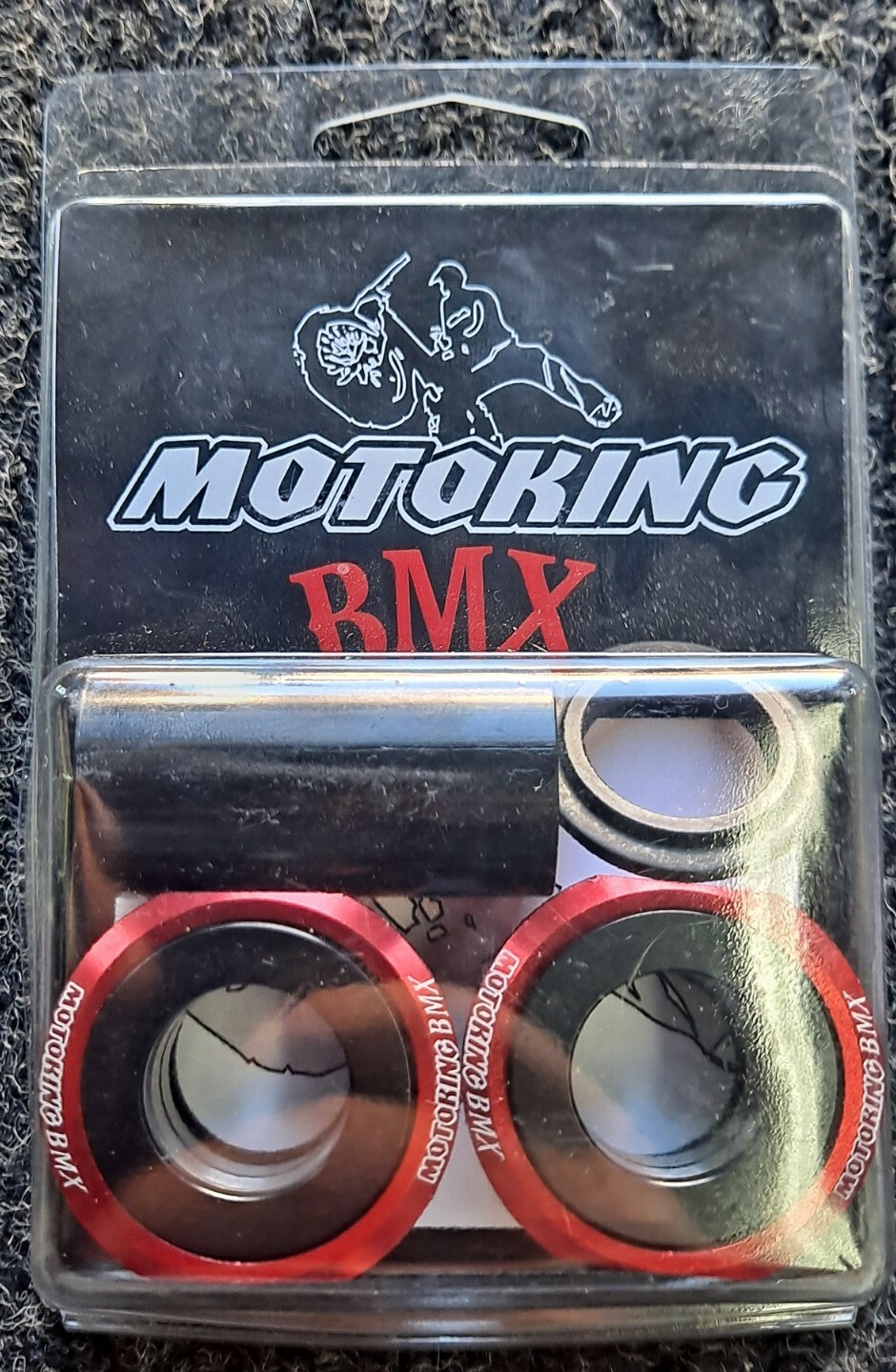 MOTOKING BMX EURO BB 19mm RED/BLACK Limited Edition