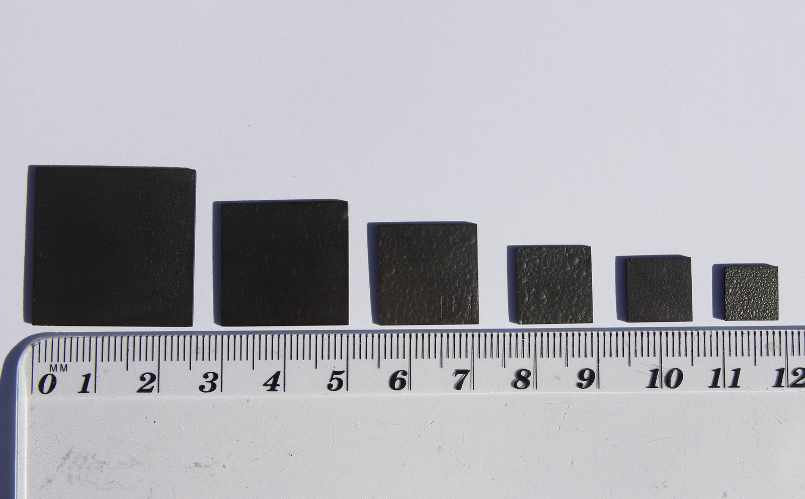 Pyrolytic graphite square 10x10 12x12 16x16 20x20 22x22 25x25 1 mm