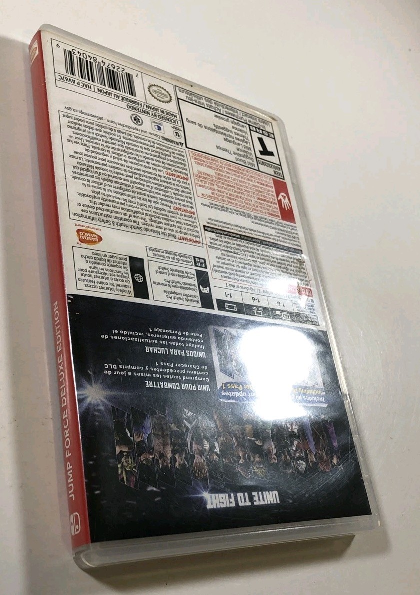 CASE ONLY NO GAME: Jump Force Deluxe Edition (Nintendo Switch) PLEASE READ