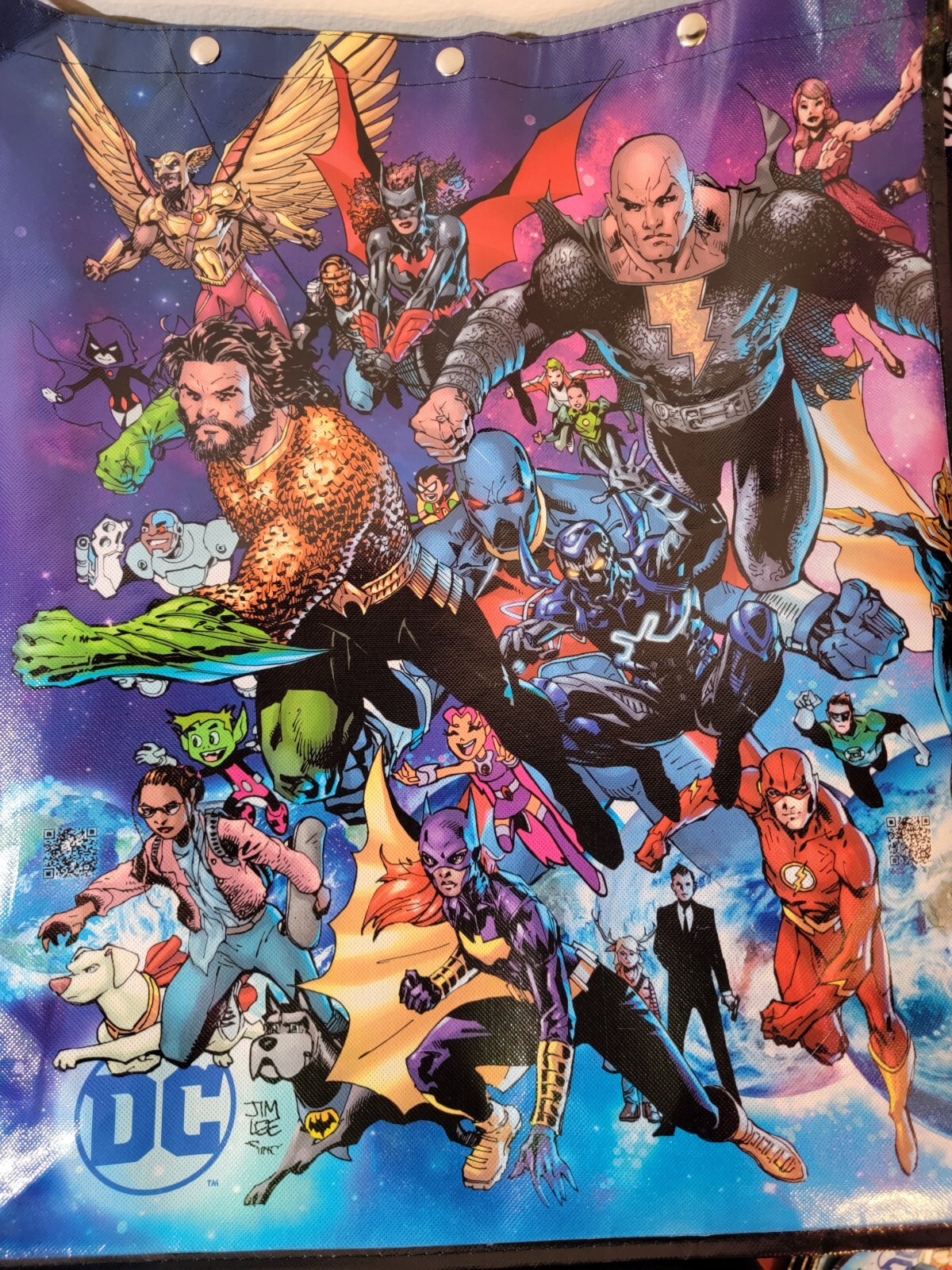 SDCC 2022 San Diego Comic Con Swag Bag DC Comics Jim Lee Art