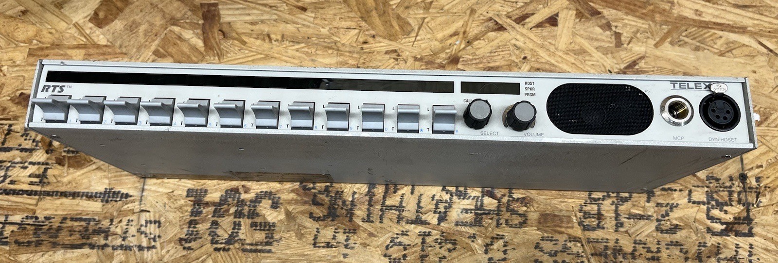 UNTESTED TELEX KP-12LK4 Telex 12 Position Key panel Intercom System Rack