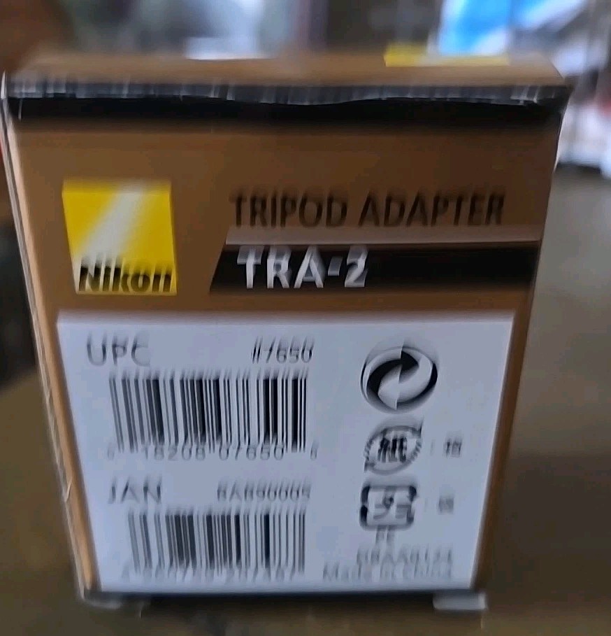 Nikon tripod adapter TRA-2 #7650 New In Box