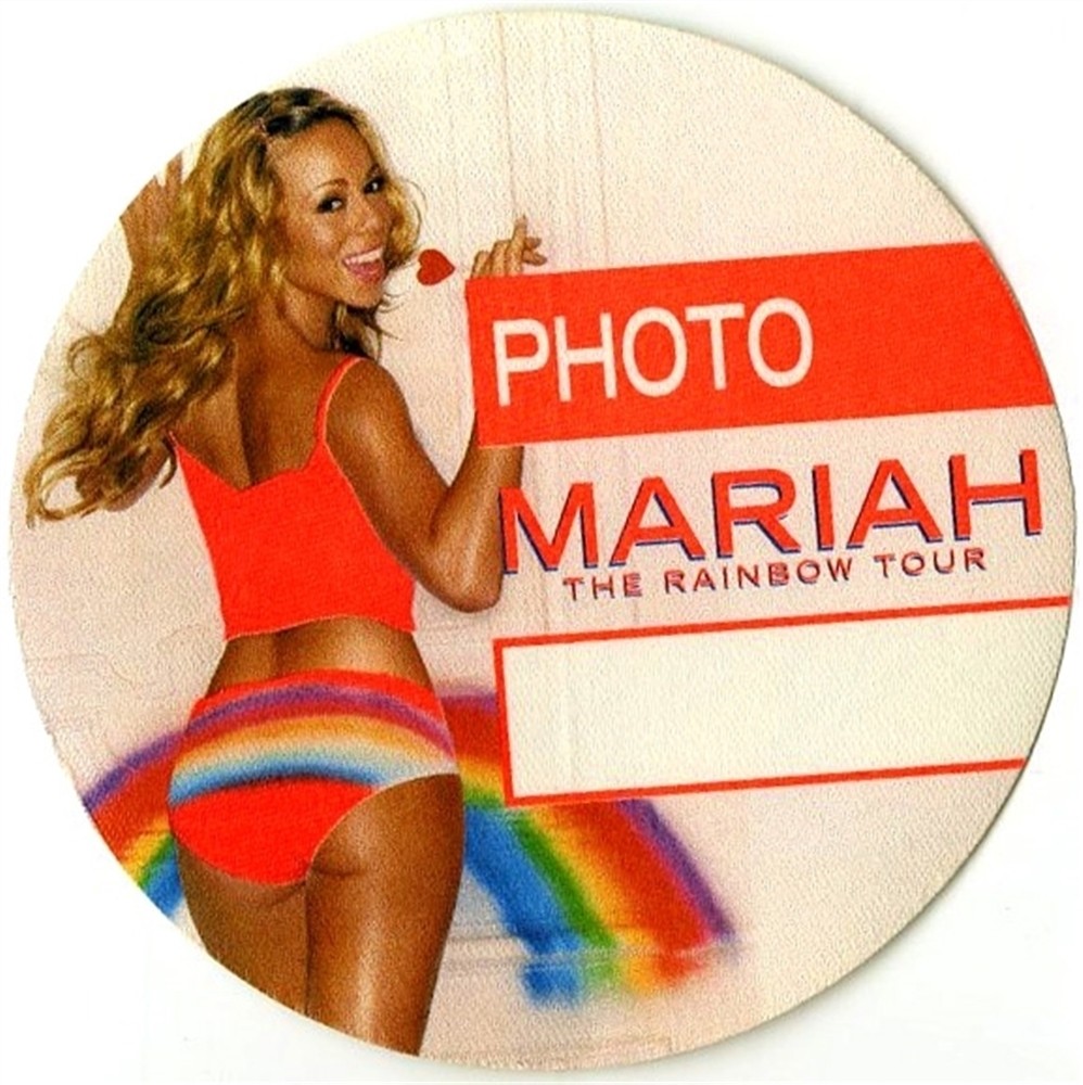 Mariah Carey 2000 Rainbow concert tour Photo Backstage Pass