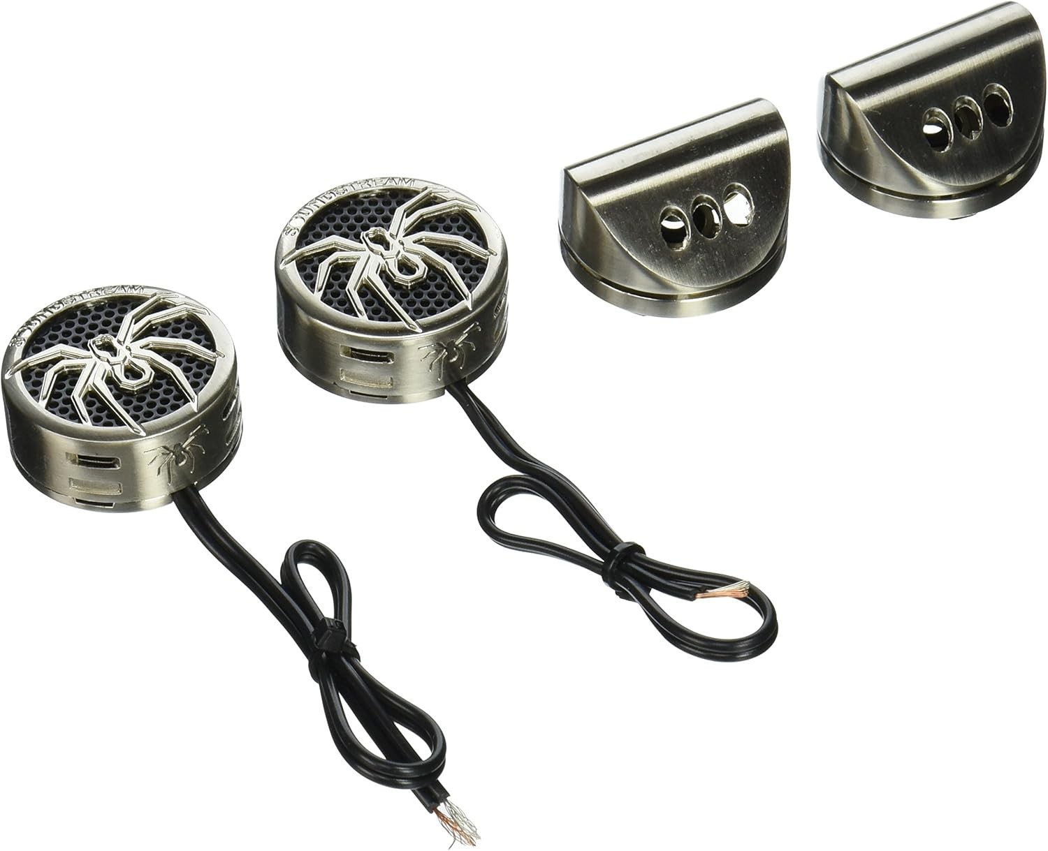Soundstream TWS.4 1" Titanium 110 Watts Micro-Dome 2 Way Mount Tweeter Set