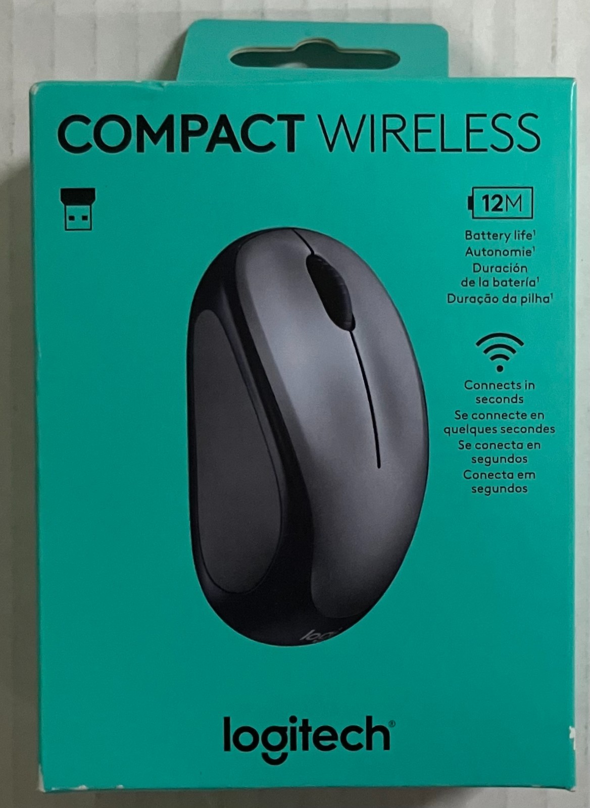 Logitech Wireless, Compact Mouse, Black, 910-007591, (NEW, SHIPS FREE)