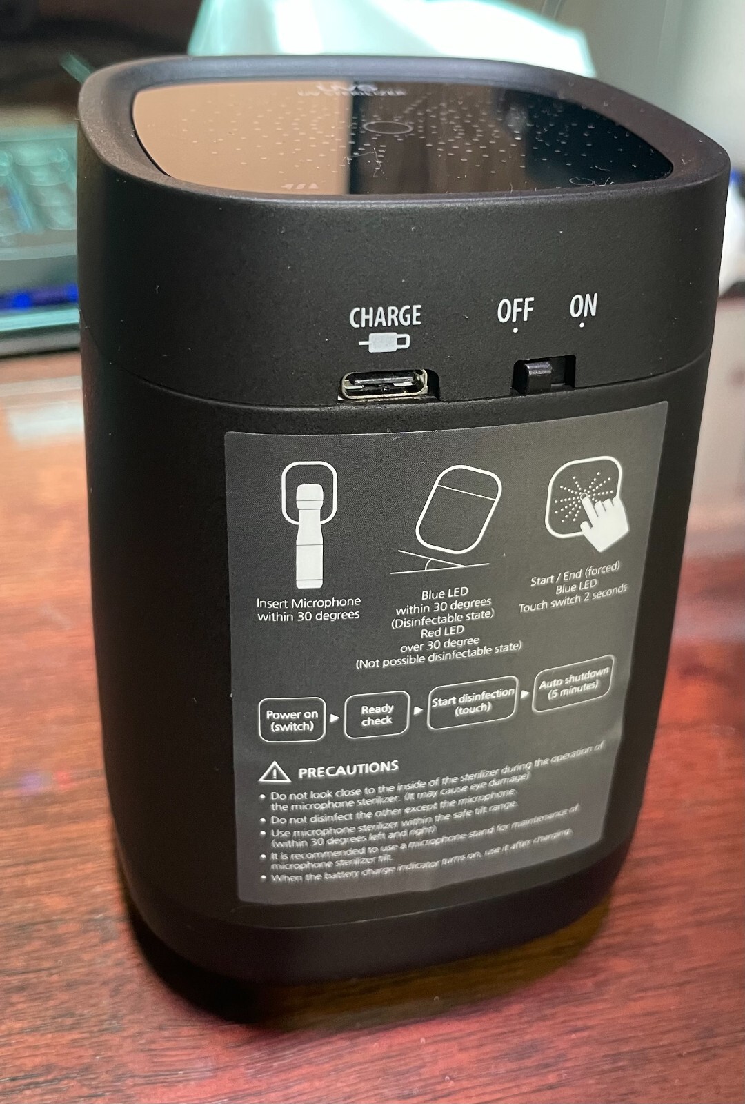UV Microphone Sanitizer