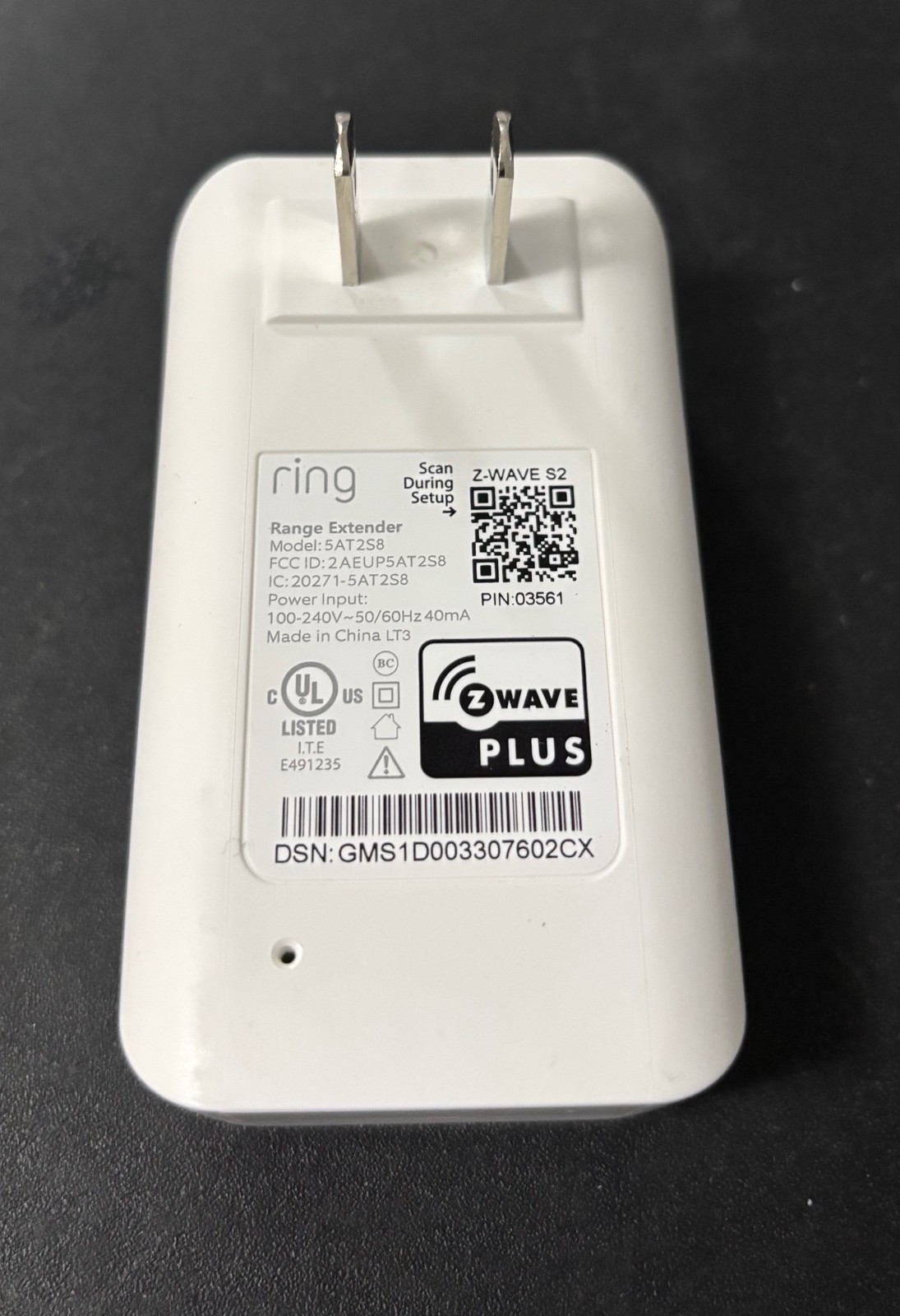 Ring Alarm Range Extender (2nd Gen) - White