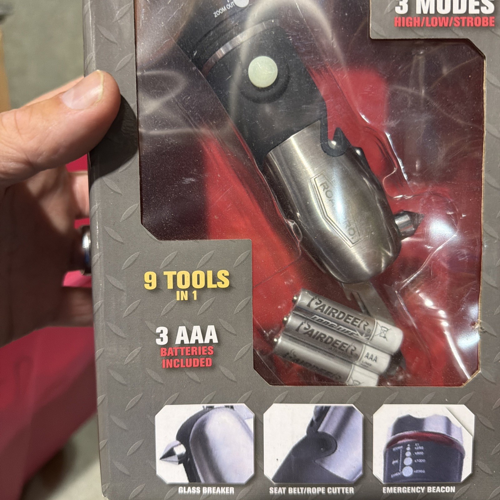 ROADPRO FLASHLIGHT WITH MULTI-TOOL---NEW☆