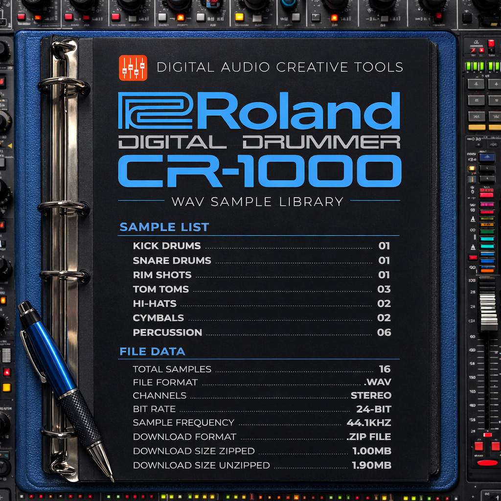 Roland CR-1000 Drum Machine Sample Library