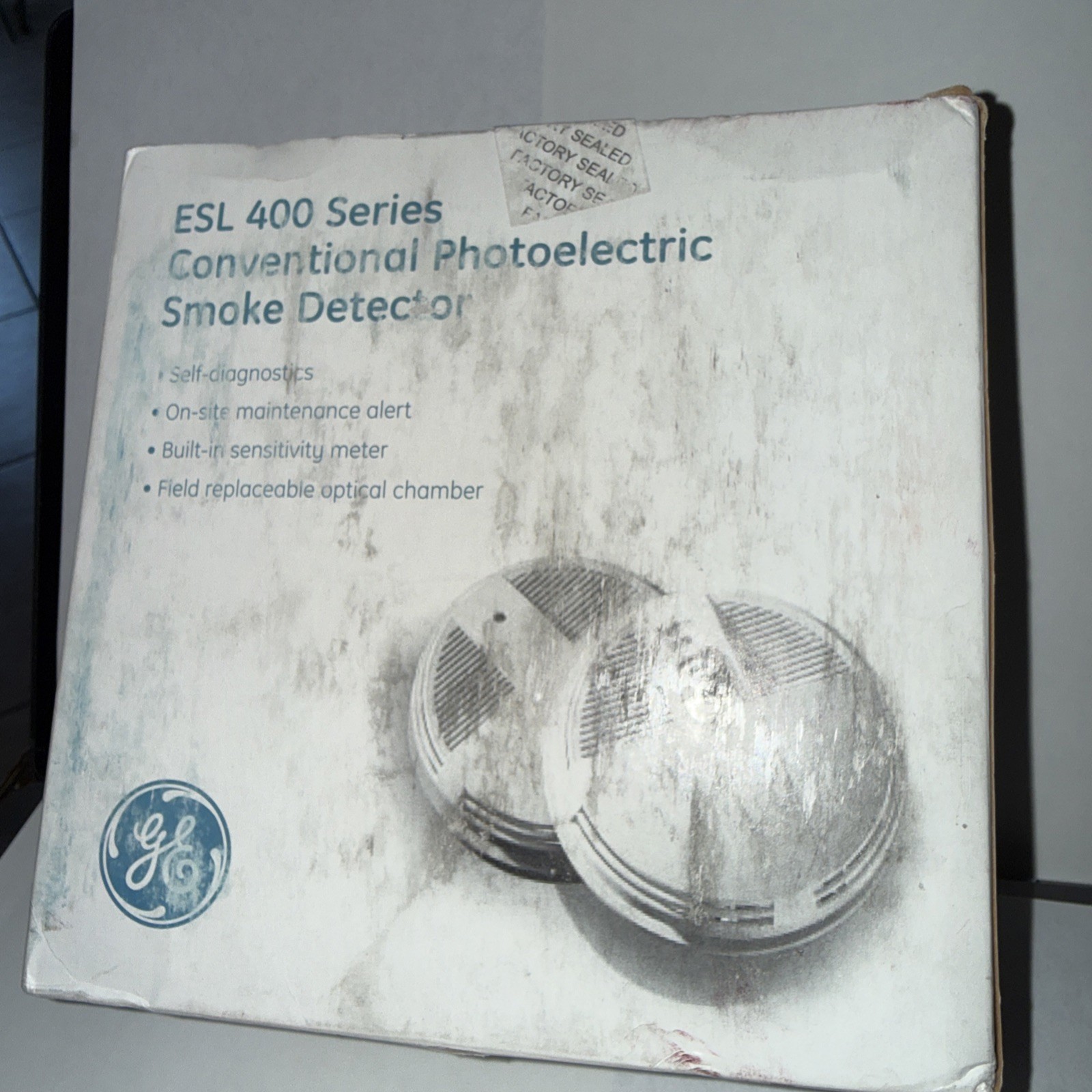 Sealed GE-ESL 400 SERIES PHOTOELECTRIC SMOKE DETECTOR 429CT  2 WIRE