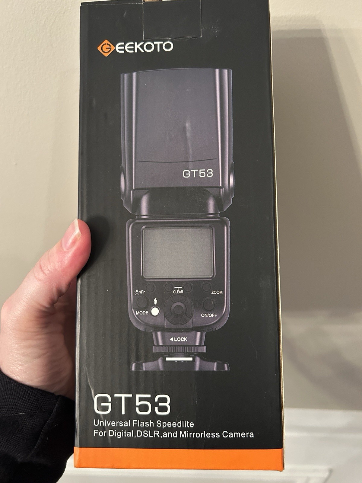 Geekoto GT53 Universal Flash Speedlite, Digital Camera NEW