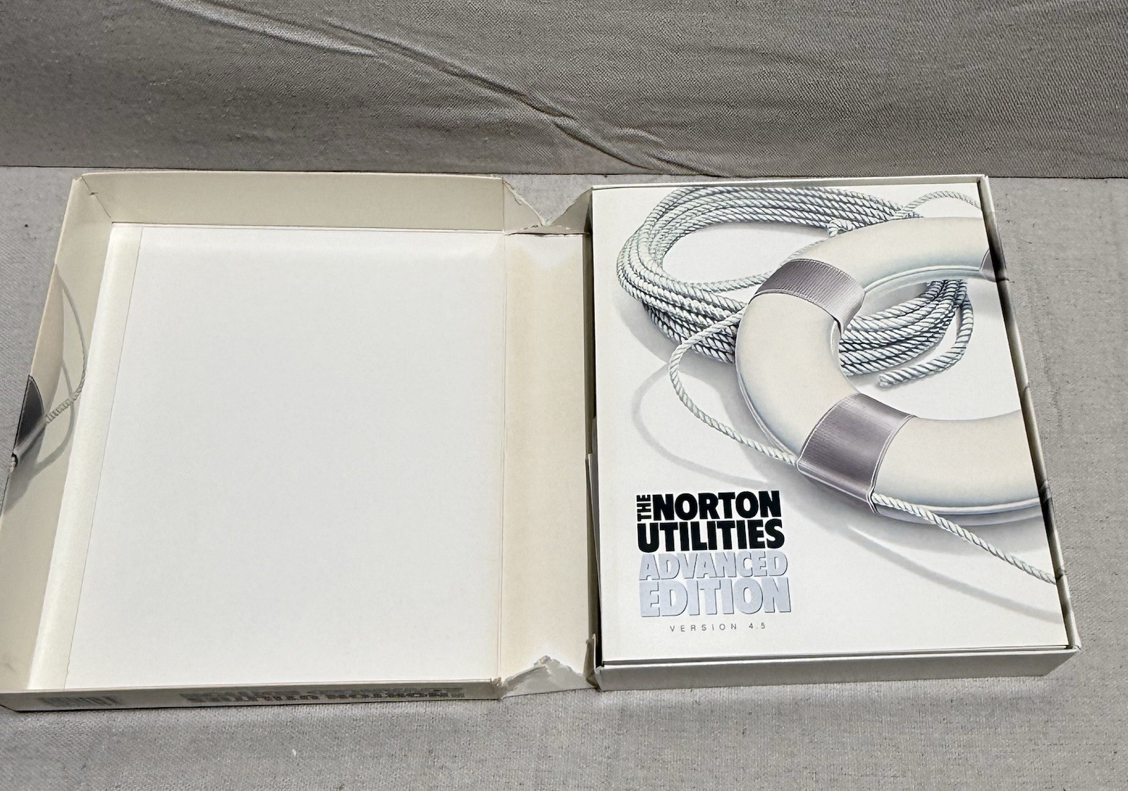 Norton Utilities Advanced Edition 4.5 Vintage PC DOS 5.25 Floppy Complete