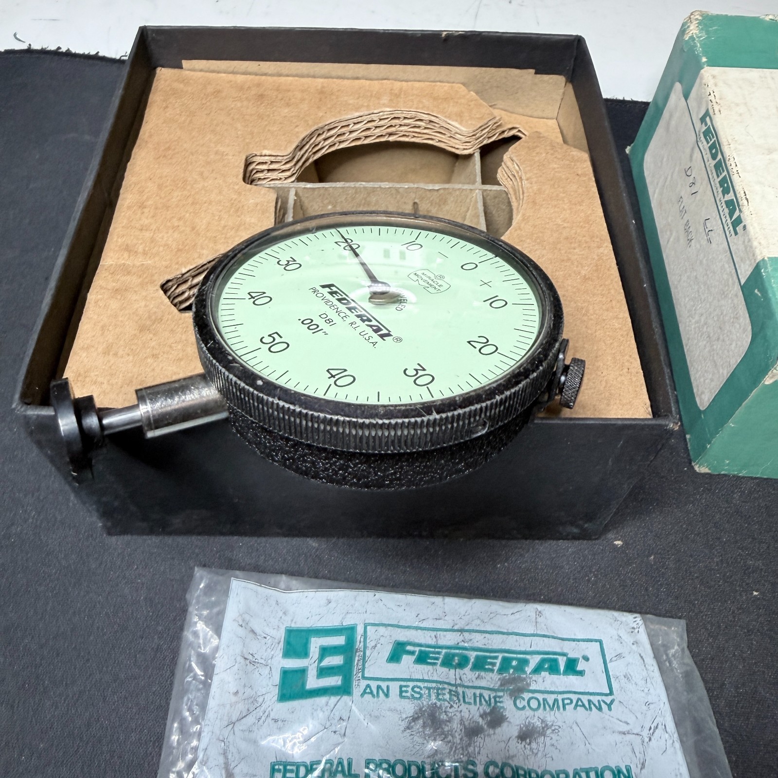 Federal D81 0.001" Dial Indicator in Original Box