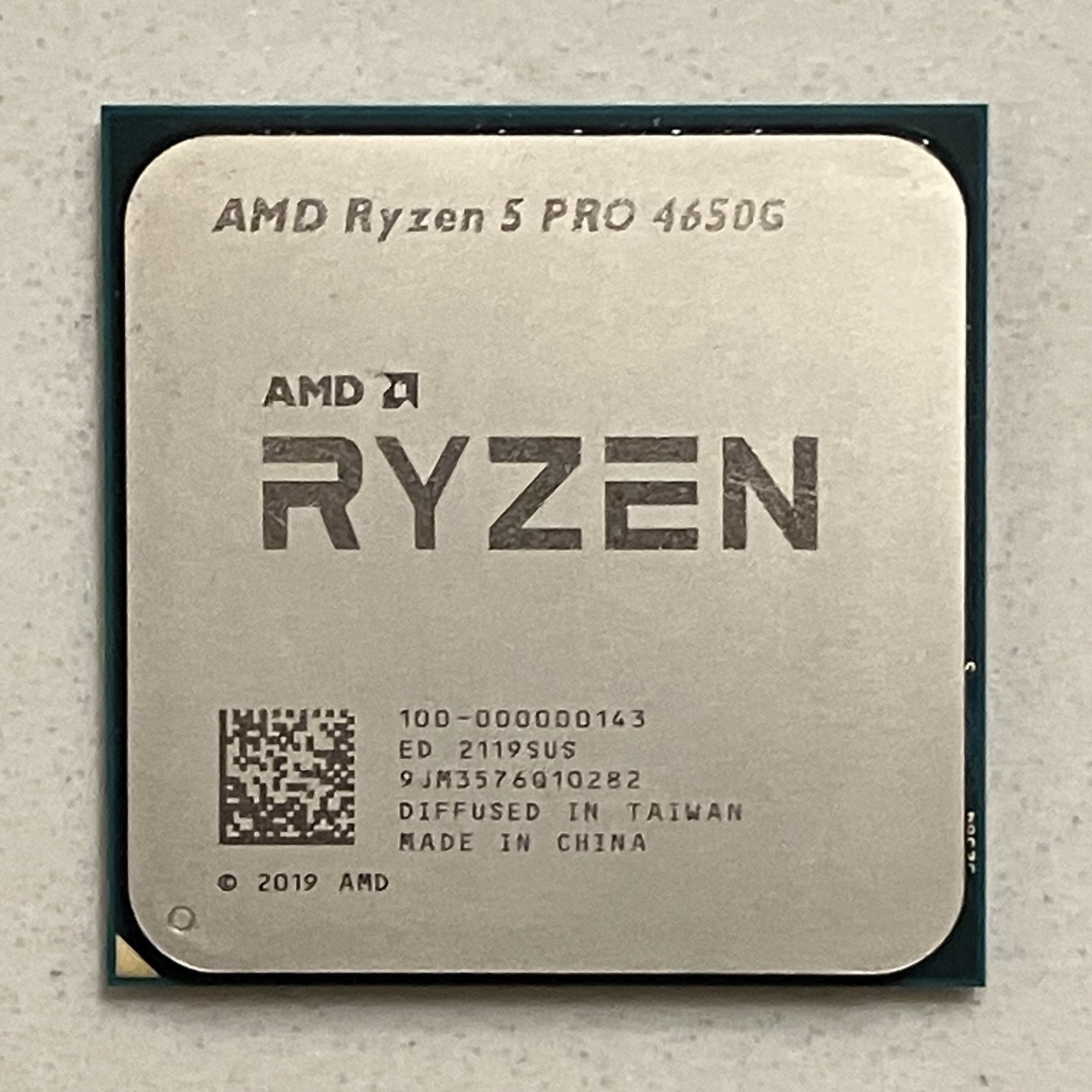 AMD RYZEN 5 PRO 4650G AM4 cpu tested