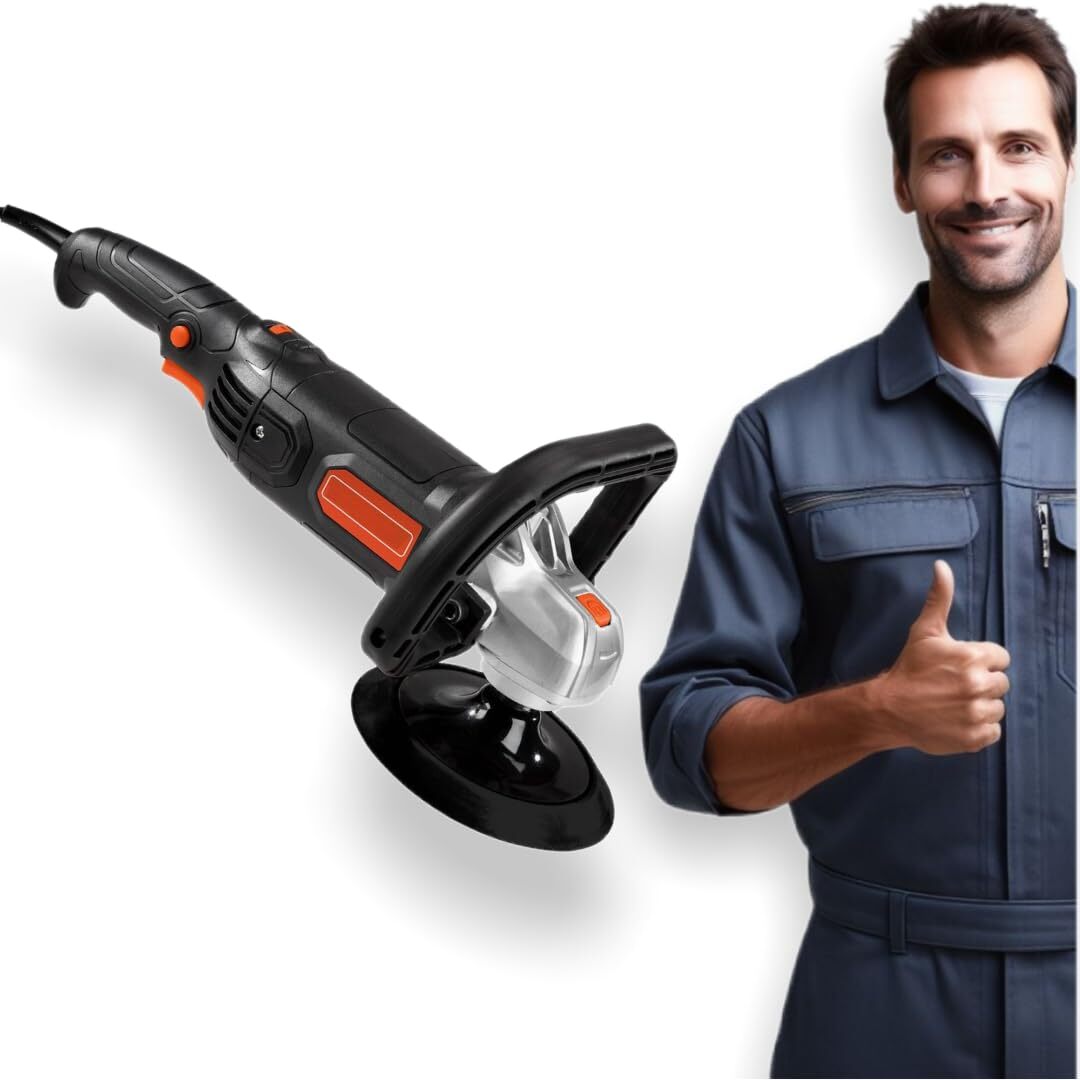 WARRIOR 10 Amp, 7 in. Variable-Speed Rotary Electric Polisher/Sander