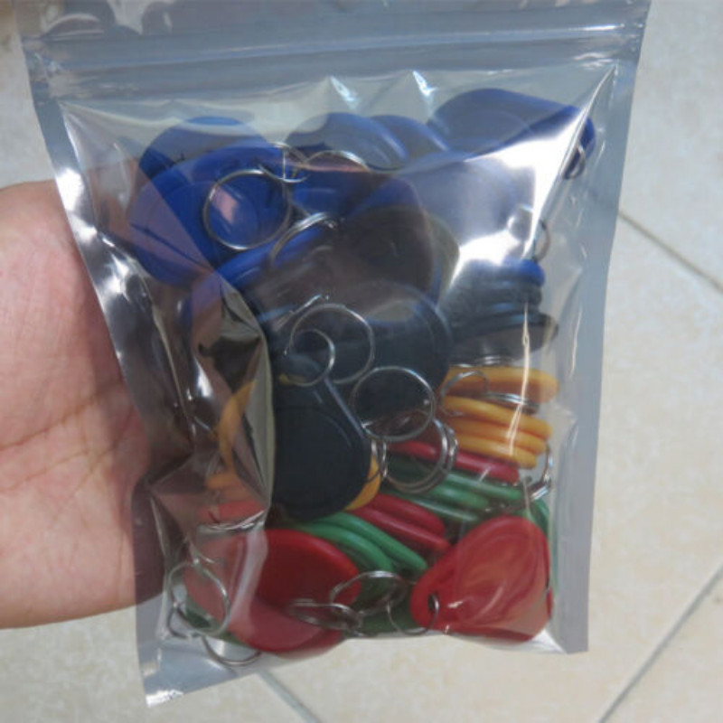 50Pcs RFID 125KHz Writable Rewrite T5577 Keyfobs Proximity Access Tags