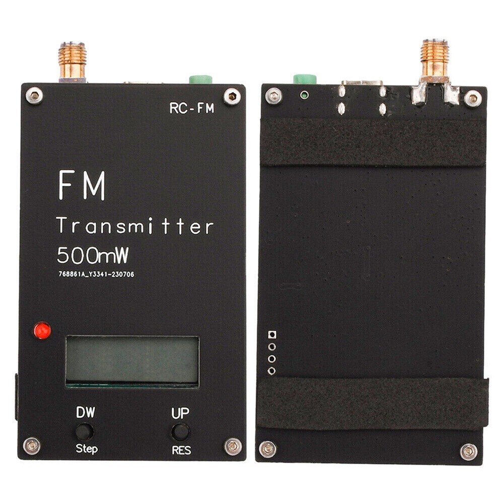 Long Range FM Stereo Transmitter With Adjustable Frequency And Memory Function