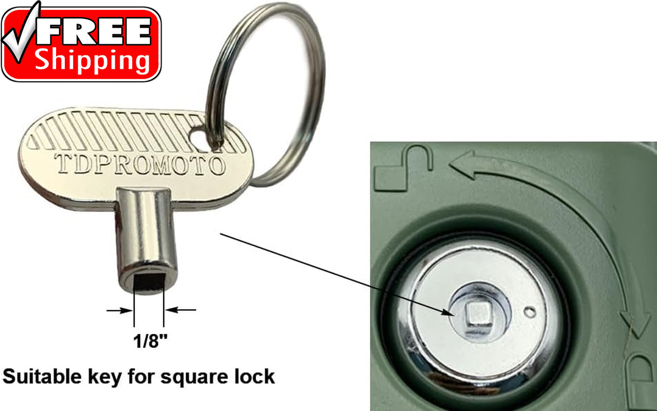 Sprinkler Controller Door Key Sprinkler Timer Lock Key for Orbit and Hydro-Rain,