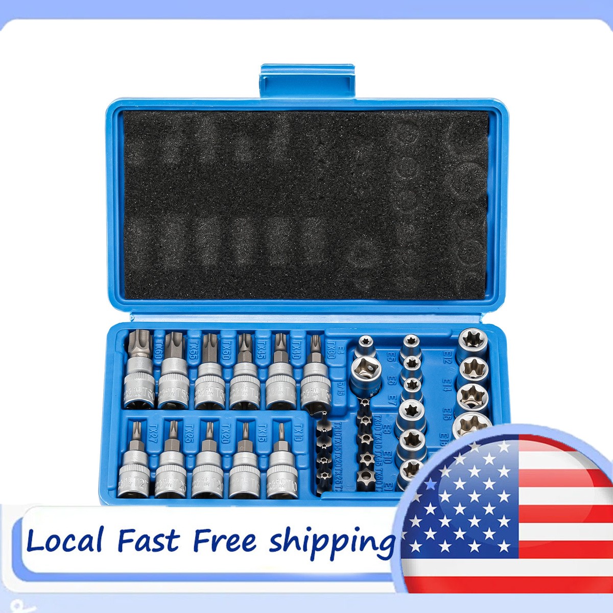 Inverted Torx Socket Master Set E4 to E20 T-Style Bits Tamper Resistant Gearzaar