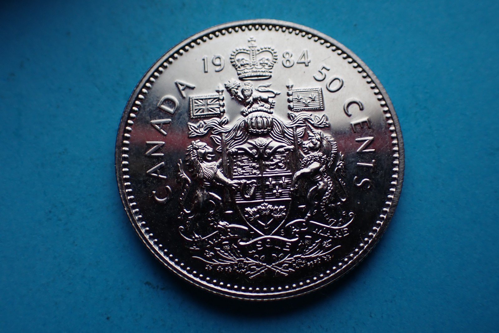 Canada, 50 Cents 1984, see images.