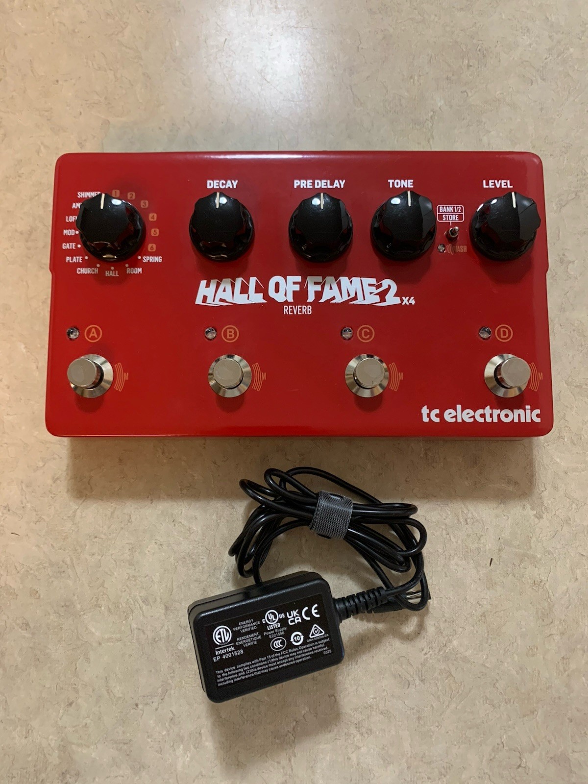 TC Electronic Hall of Fame 2 X4 Reverb Guitar Pedal