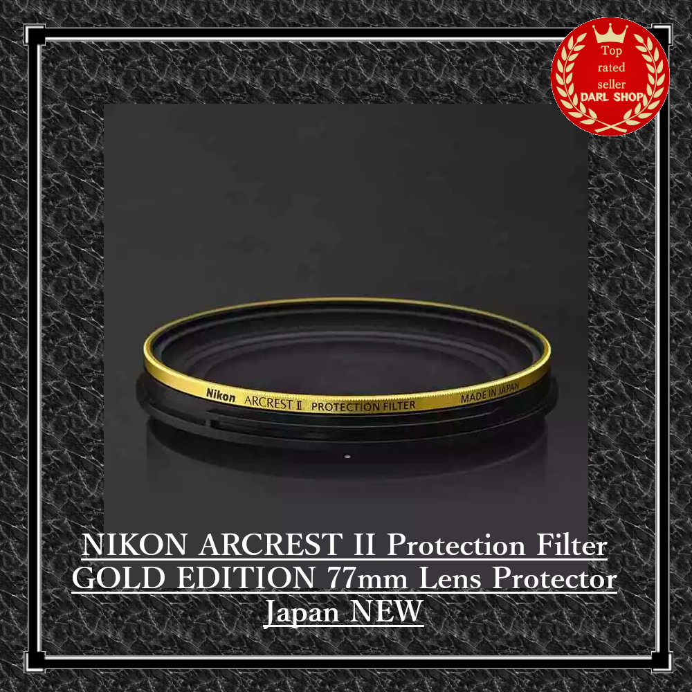 NIKON ARCREST II Protection Filter GOLD EDITION 77mm Lens Protector Japan NEW