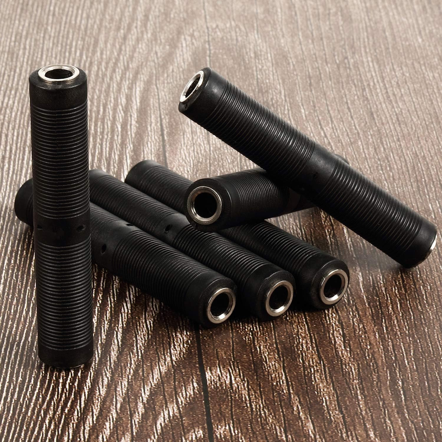 6 Pack 1/4 Inch Female to Female Coupler 6.35 Mm Trs/Ts Audio Connector, TRS Ste