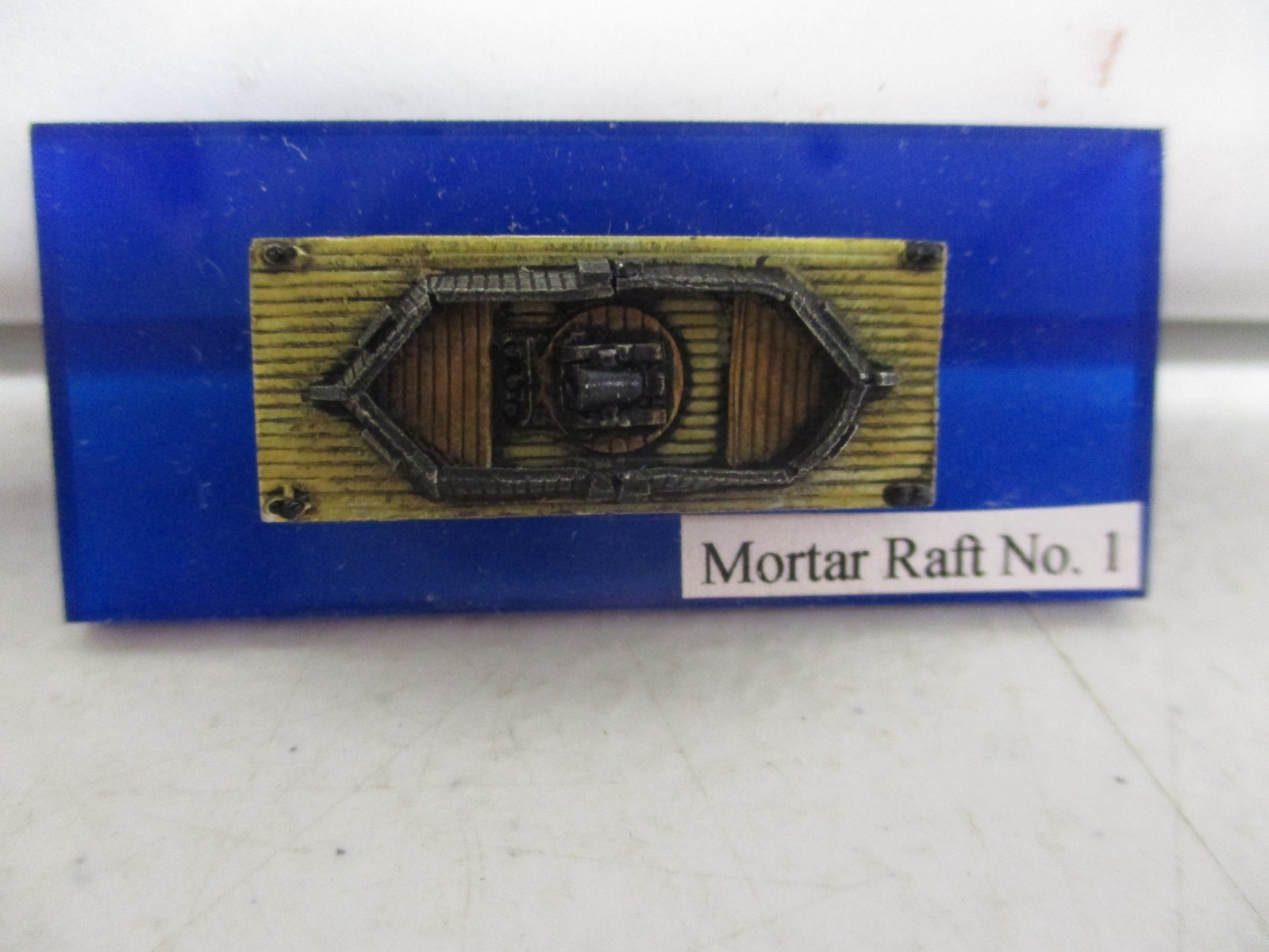 Civil War Mortar Raft for Wargaming