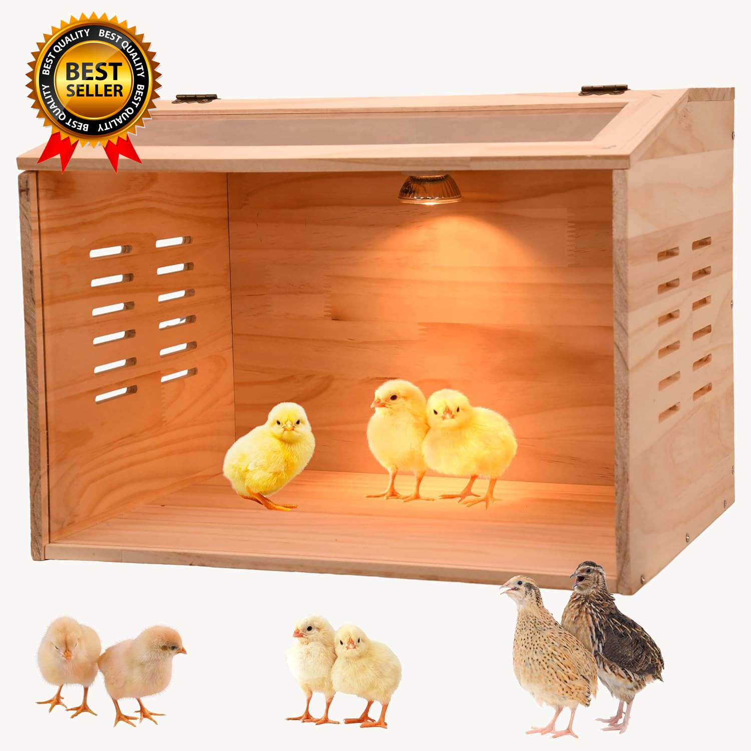 Brooder Box for Chicks, Chicken Brooder Box, Chicken Heater