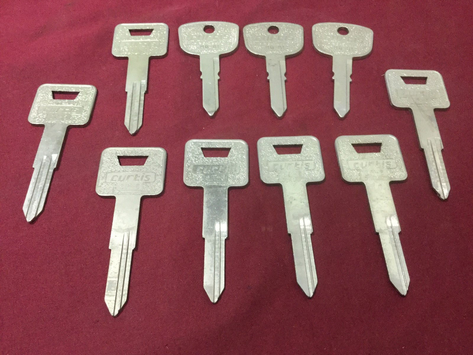 Subaru & Honda by Curtis Automotive SR6, HD81 Key Blanks, Set of 10 - Locksmith