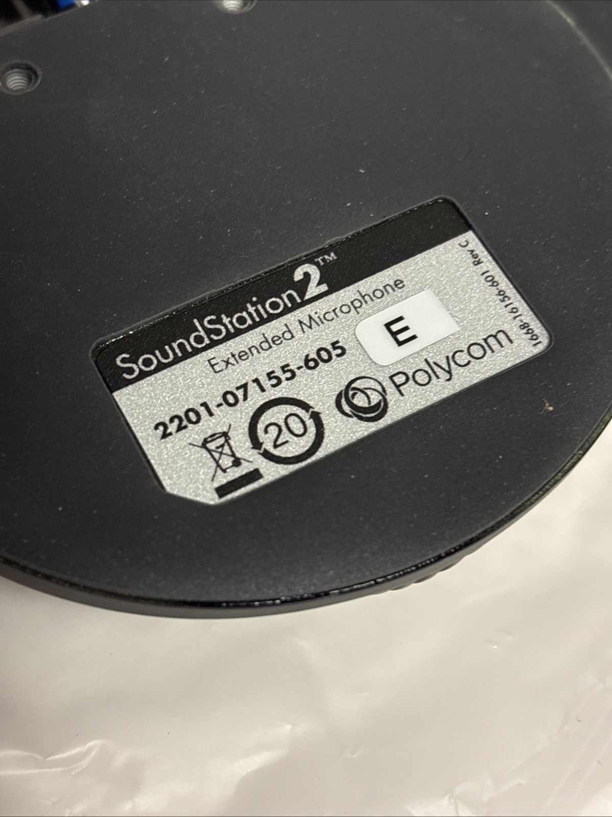 2 PACK Genuine Polycom SoundStation 2 Extended Microphone 2201-07155-605