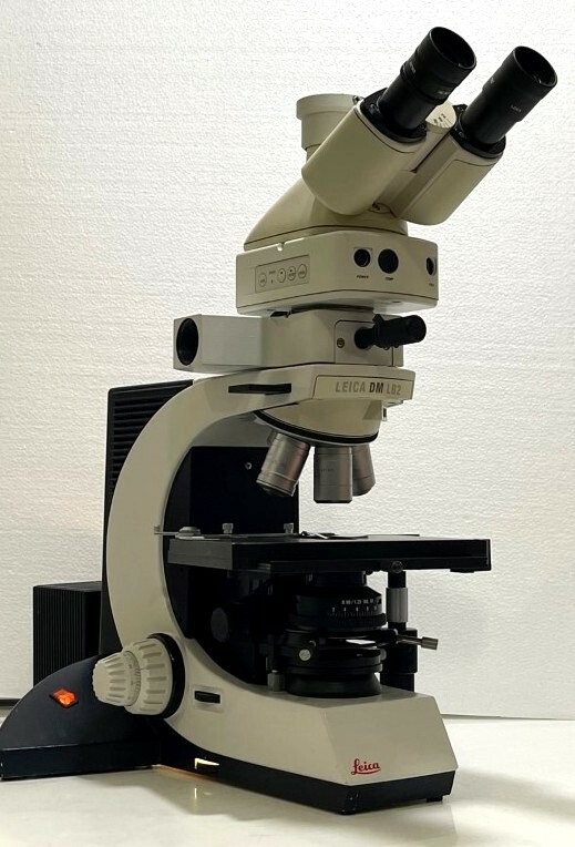 Leica Microscope DM LB2 W/ ICC A video camera & C plan Objectives, DHL Shipping