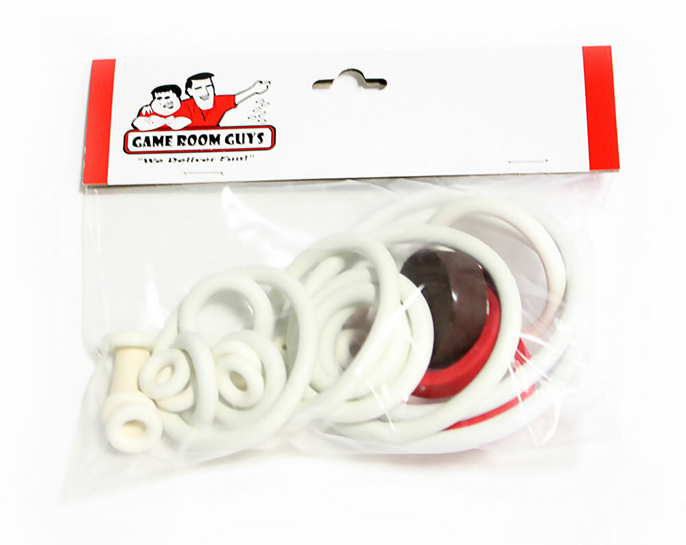 Gottlieb 1976 Royal Flush Pinball Machine Replacement Rubber Ring Kit White