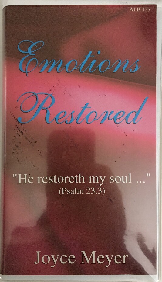 Emotions Restored By Joyce Meyer 5 Pc Audiocassettes-TESTED-RARE VINTAGE-SHIP24H
