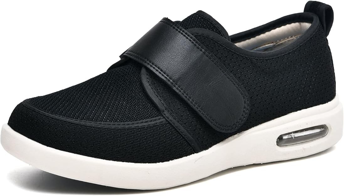 Men's Extra Wide Diabetic Walking Shoes Orthopedic Sneakers for Swollen Feet