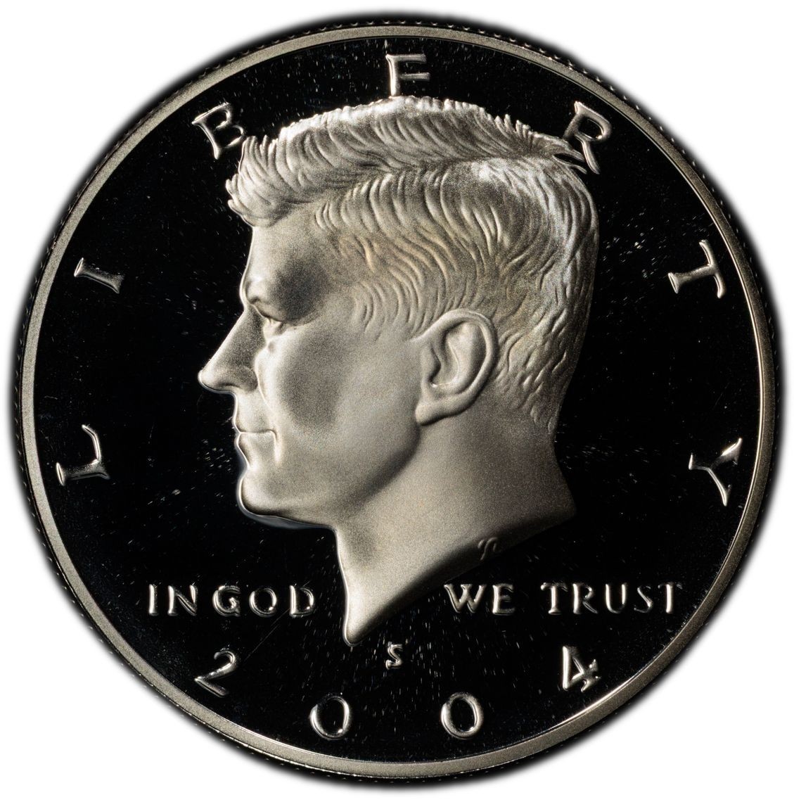 2004 Silver Proof Kennedy Half Dollar 90% Silver Content 0.361 oz Great Coin BU