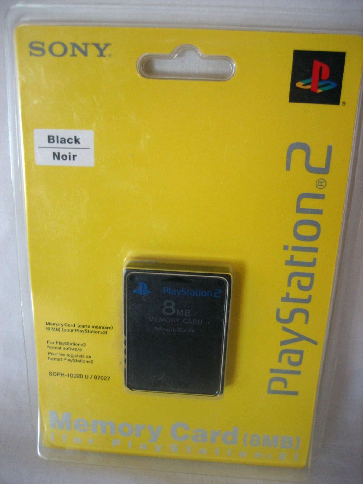 Sony PlayStation 2 PS2 8MB Memory Card MagicGate Black SCPH-10020 U